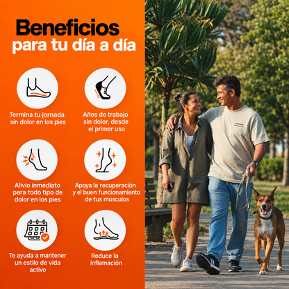 Plantillas para fascitis plantar y espolón calcáneo