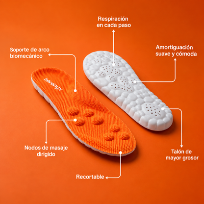 Plantillas para fascitis plantar y espolón calcáneo