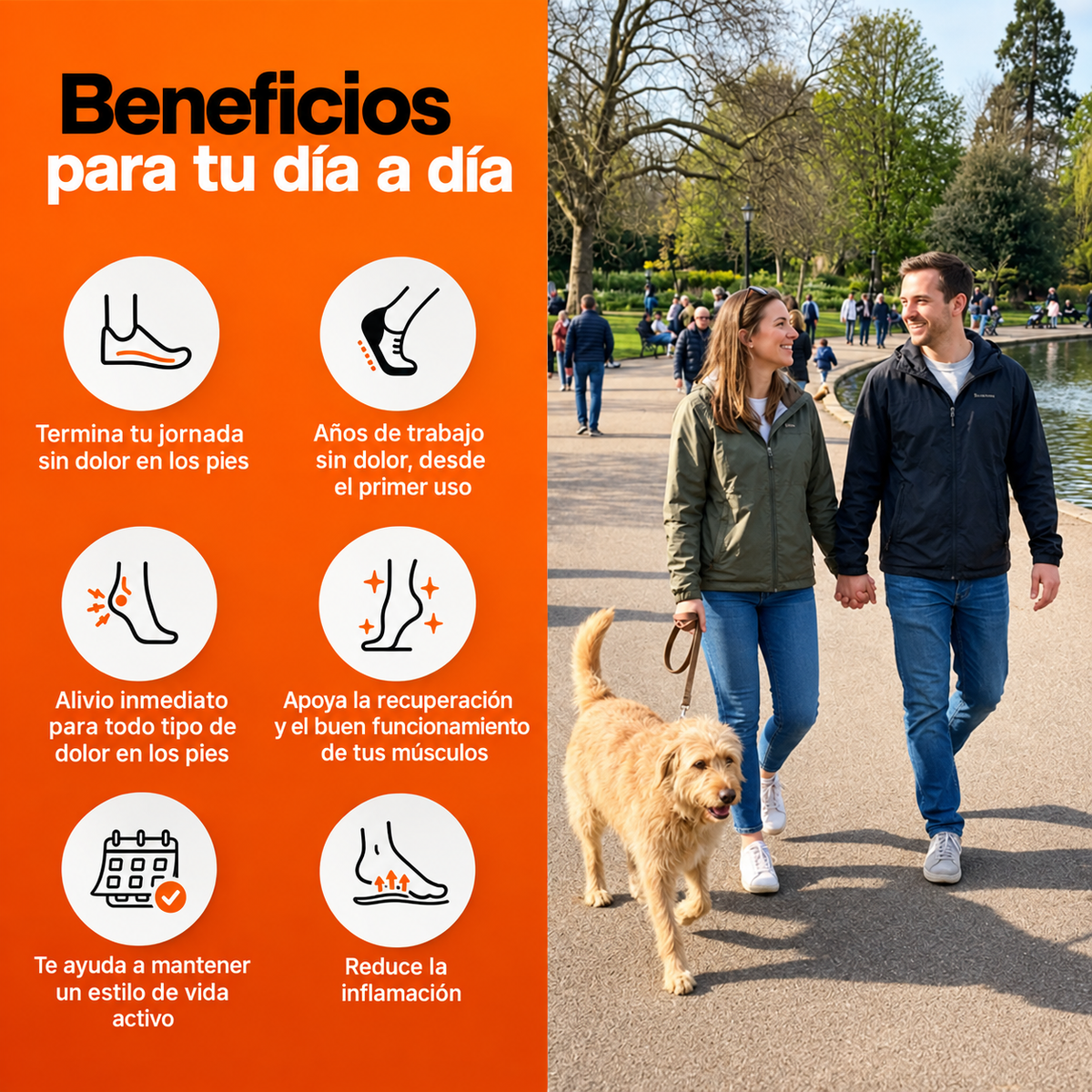 Plantillas para fascitis plantar y espolón calcáneo: camina sin dolor desde el primer paso